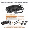 Habow 38pcs Power-Function Technic-Parts Kit Train-Motor IR Speed Remote Control Battery Box Récepteur IR Extension Wire Ligh