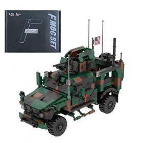 SUNDAYA Technic Véhicules Militaire Blocs de Construction, 733 pièces MATV-A1 Véhicule Anti-Embuscade Char Militaires Modèles