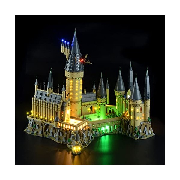 TZH Kit Déclairage LED pour Lego 71043 Château De Poudlard Ensemble Déclairage USB À Luminescence Ensemble Déclairage De B