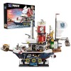 Popeye Bateau Briques de Construction Adultes: PANTASY Popeye Vapeur Blocs de Construction Compatibles Lego Bateau Pirate Tec