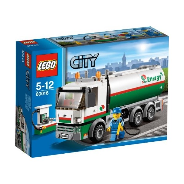 LEGO City - 60016 - Jeu de Construction - Le Camion-Citerne