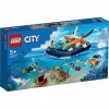 Lego Lot de 2 bateaux dexplorateurs marins et 31130 Chasse au trésor au fond de la mer