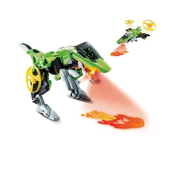 VTech VTech-80-546822 Switch&Go Dinos, Rotor Le tericinosaure Avion de Combat, Dinosaure préscolaire Transformable pour Enfan