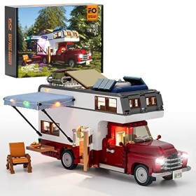 FUNWHOLE Jeu de Construction Camper-Van - Le Jeu de Construction de véhicules Camper 1741 PCS pour Les Adolescents et Les Adu