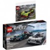 Lego 76909 Mercedes-AMG F1 W12 E Performance & Mercedes-AMG Project One & 30434 Aston Martin Valkyrie AMR Pro Lot de 2