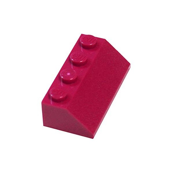LEGO Pièces et Pièces: Magenta Bright Reddish Violet 2x4 45° Slope x100