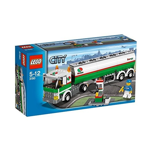 LEGO - 3180 - Jeu de Construction - LEGO City - Le Camion-citerne