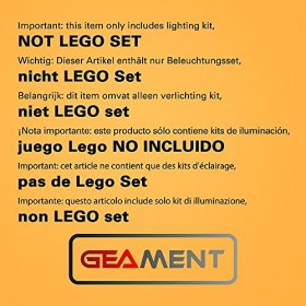 GEAMENT Jeu De Lumières Compatible avec Lego Le Colisée&nbsp; Colosseum - Kit Déclairage LED pour Creator 10276 Jeu Lego Non In