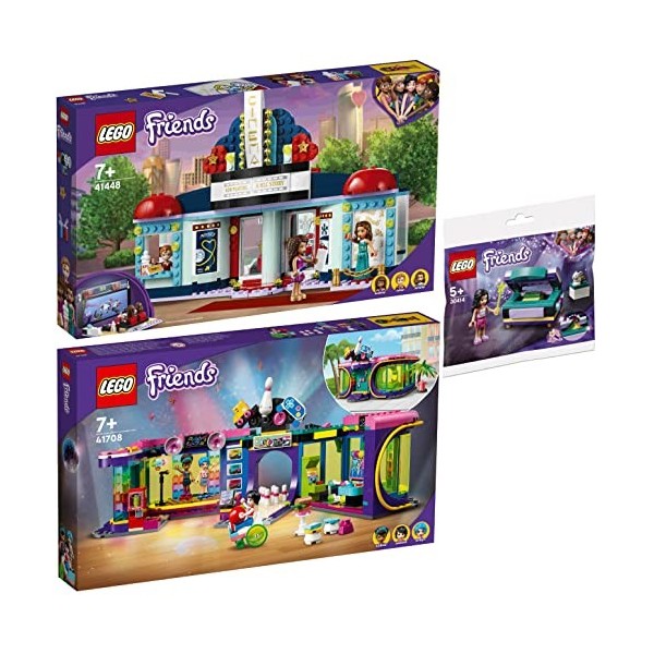 BRICKCOMPLETE Lego Friends 41708 41448 Heartlake City Kino & 30414 Emmas Coffre magique