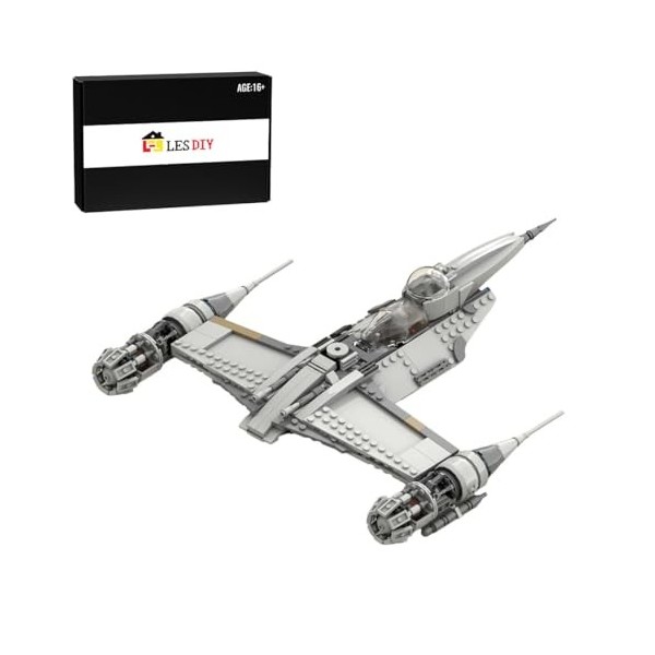 ENDOT Space War Series MOC-126638 Sci-fi Ailes en Y Modèle Starfighter compatible avec Lego 892 pièces