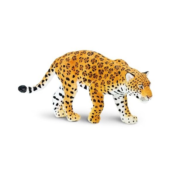 Safari Ltd- American Jaguar, 227729, Noir, Orange, Jaune, Moyen