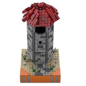 WangSiwe Technic House Building Blocks Model, Moc Medieval Princess Prince Tower Modular Building, Architectural Building Kit