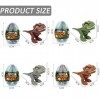 simyron Jouets de Dinosaure pour Enfants de 3 à 5 Ans, Jouet avec 4 Figurines Dino, Ensemble de Jeu de Dinosaure pour Garçons