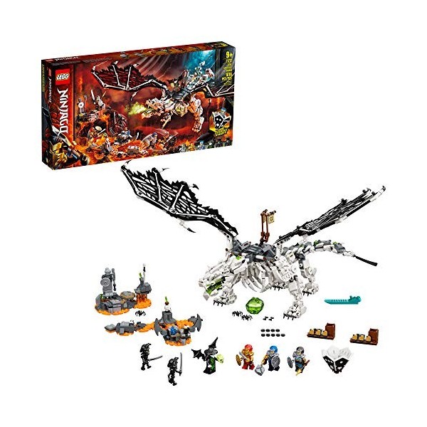 LEGO NINJAGO Skull Sorcerer’s Dragon 71721 NINJAGO Dragon Set Featuring Warrior Toy Figures, New 2020 1,016 Pieces 