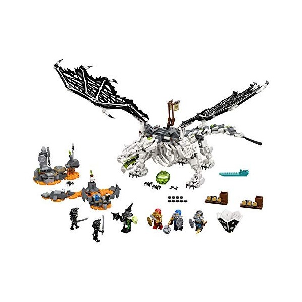 LEGO NINJAGO Skull Sorcerer’s Dragon 71721 NINJAGO Dragon Set Featuring Warrior Toy Figures, New 2020 1,016 Pieces 