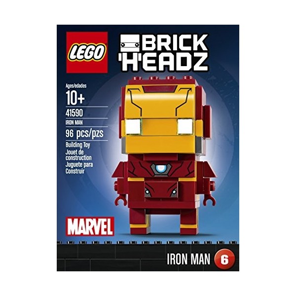 LEGO Brickheadz Iron Man kit de Construction 41590