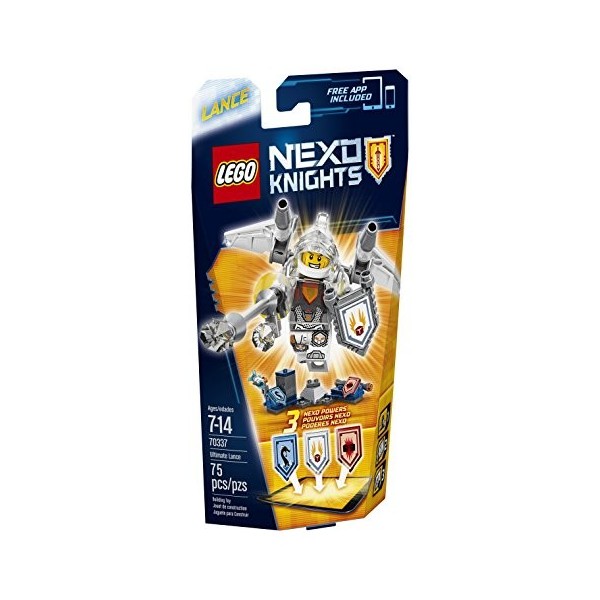 LEGO Nexo Knights 70337 Ultimate Lance Building Kit 75 Piece by LEGO