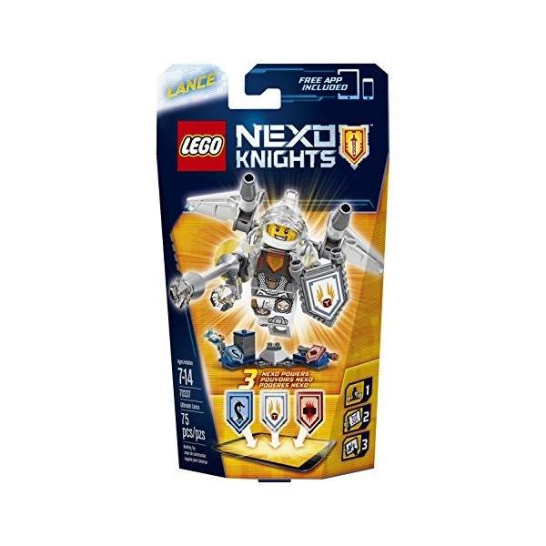LEGO Nexo Knights 70337 Ultimate Lance Building Kit 75 Piece by LEGO