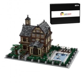 ENDOT City Architecture Blocs, MOC-155543 Agriculteur Bâtiment Modulaire Architectural, Compatible avec Lego, 884 Pièces