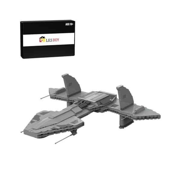 ENDOT Space War Series MOC-125762 Bateau de classe Oneill Modèle de vaisseau spatial Sci-Fi compatible avec Lego 799 pièces