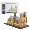YAXRO Ensemble De Blocs De Construction De La Cathédrale Notre-Dame De Paris,7380 Pièces Kits De Construction De Modèles Dar