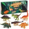 Sanlebi Dinosaures Jouet - Réaliste Figurine Dinosaure Ensemble Modèle Ensemble Animaux Jouet Jeux Educatif Jouets pour Enfan