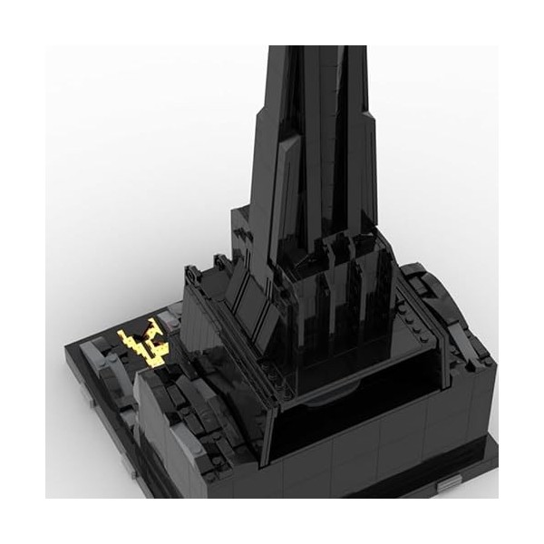 Modulaire Architecture Blocs De Construction 1430pièces MOC Fortress Vader Nano Micro Blocs De Construction Mini Ensemble De 