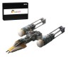 LuminaNova Technic Starfighter Kit de modélisation de navire de guerre, 892 pièces en Y Ailes Chasseur détoiles Modèle MOC B