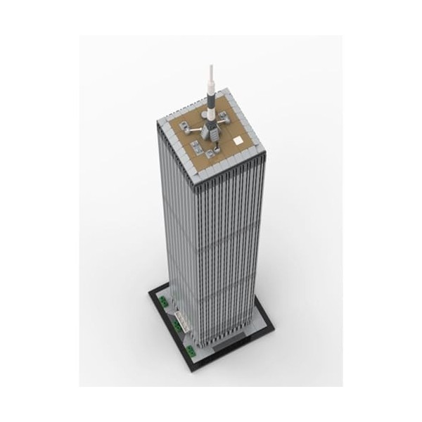 Modulaire Architecture Blocs De Construction 1998pièces MOC World Trade Center 1:800 Scale Nano Micro Blocs De Construction M