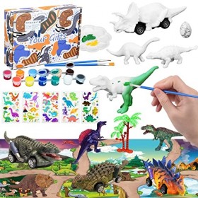 Livre dautocollants dinosaures réutilisables pour enfants de 3, 4