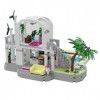 LuminaNova MOC Kit darchitecture 795 pièces - Modèle Poolside Garden Cottage - Jouet dornement créatif pour enfants et adul