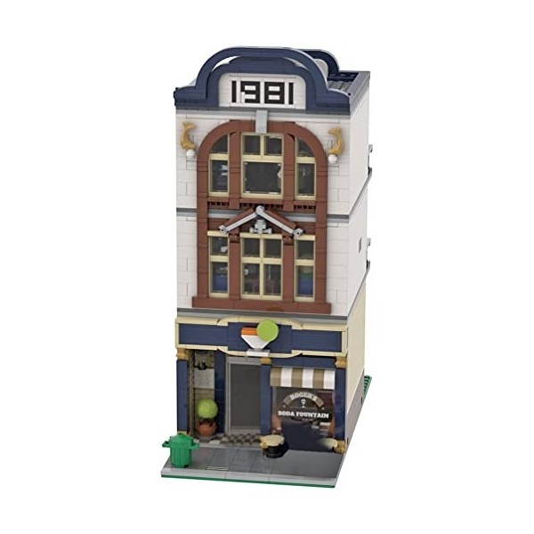 MOC Mango Cafe Blocs de Construction, Maison Modulaire Architecture Townhouse Construction Jouet Cadeaux for Enfant Adulte Co