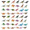 Lot de 48 figurines de dinosaures - En plastique - Pour garçons et filles - Cadeau danniversaire denfant