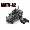 SUNDAYA Technic Véhicules Militaire Blocs de Construction, 803 pièces MATV-A2 Véhicule Anti-Embuscade Char Militaires Modèles