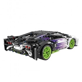 YOHOU Kit de construction de voitures de sport 1/10 - 2127 pièces - Blocs de serrage - Modèle de course - Modèle de voiture M