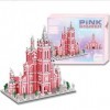 11086 PCS + Architecture de renommée Mondiale Bloc de Construction Rose Princesse château 3D modèle Mini Brique Diamant Bloqu