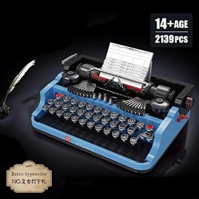 Imprimantes Rétro Blocs Jeu De Construction,2139 Pièces DIY Petites Particules Assembler Modèle,Éducatifs 3D Puzzle Jouets Po