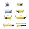 MayB Technic Pieces - Lot de 32 Kit Pneumatic, Pneumatique Pompe, Pompe à Air, Tige de Poussée Briques de Construction, Compa