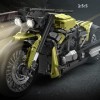 Explorers Briques de construction de moto, kit de modélisation de moto tout-terrain, compatible avec les blocs de serrage Leg