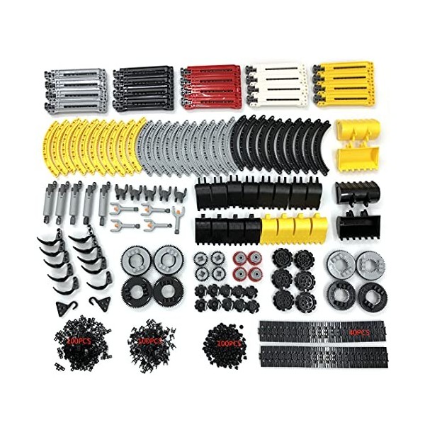 PLEX Technic Lot de 489 pièces de rechange pour pièces de rechange