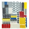 PLEX Technic Lot de 489 pièces de rechange pour pièces de rechange