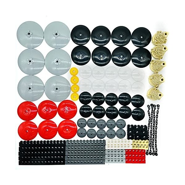 PLEX Technic Lot de 489 pièces de rechange pour pièces de rechange