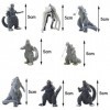 Figurines Godzilla - Ksopsdey Figurine DAction Classique De Godzilla,Ensemble De Jouets De Dinosaures,Educatif Jouets Pour E