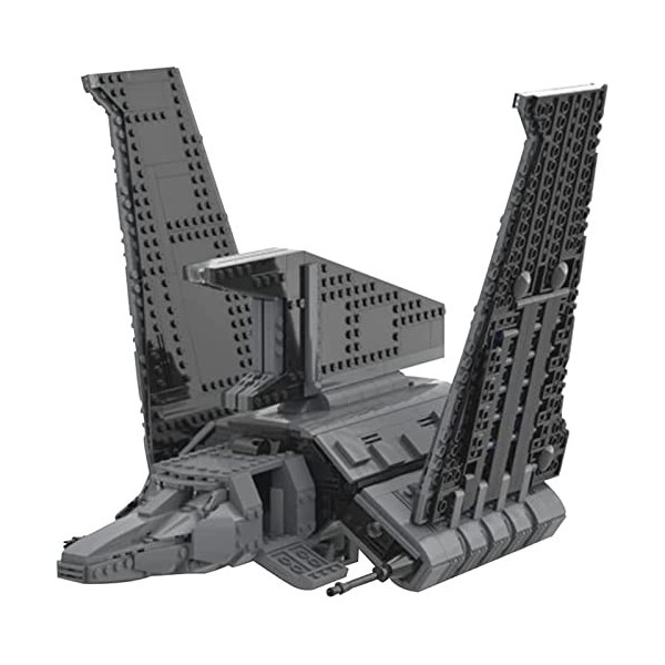 WangSiwe Bloc de Construction DHélicoptère Militaire, Kit de Construction Moc Starfighter, Kit de Construction Éducatif, Com