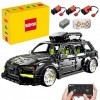 BEHOWL Technik Super Racing, Set de Blocs Stem avec télécommande et app Dual Control, Jouets pour garçons et Filles, Cadeaux 