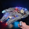 YANYUESHOP Kit déclairage LED pour Lego Millennium Falcon - Jeu déclairage Compatible avec Les Blocs de Construction Lego 7