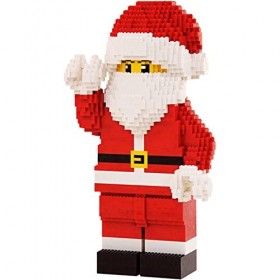 WangSiwe Ensemble de Blocs de Construction 2028 Pièces Père Noël Nano Micro Blocs de Construction Jouets 3D Puzzle Bricolage 