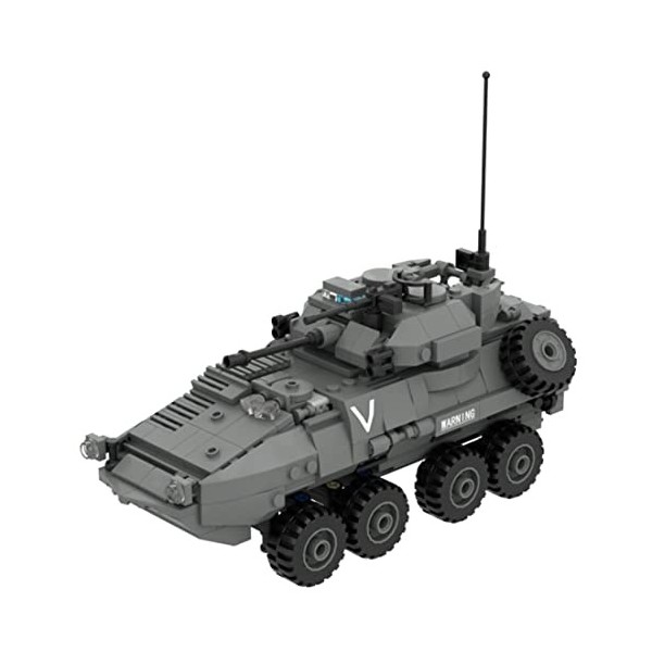 AGME Char technique - 554 pièces - LAV25 - Véhicule de combat militaire - Véhicule de combat - Kit de modélisme compatible av