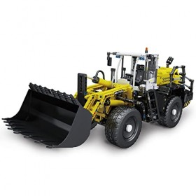 YESHIN 17026 Technique Bulldozer Model Kit, 1803 pièces télécommande Chargeur sur pneus, Chargeur pneumatique Bloc de Serrage