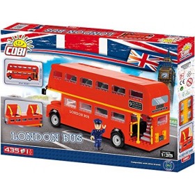 COBI- Jeu de Construction-London Bus, 1885, Rouge